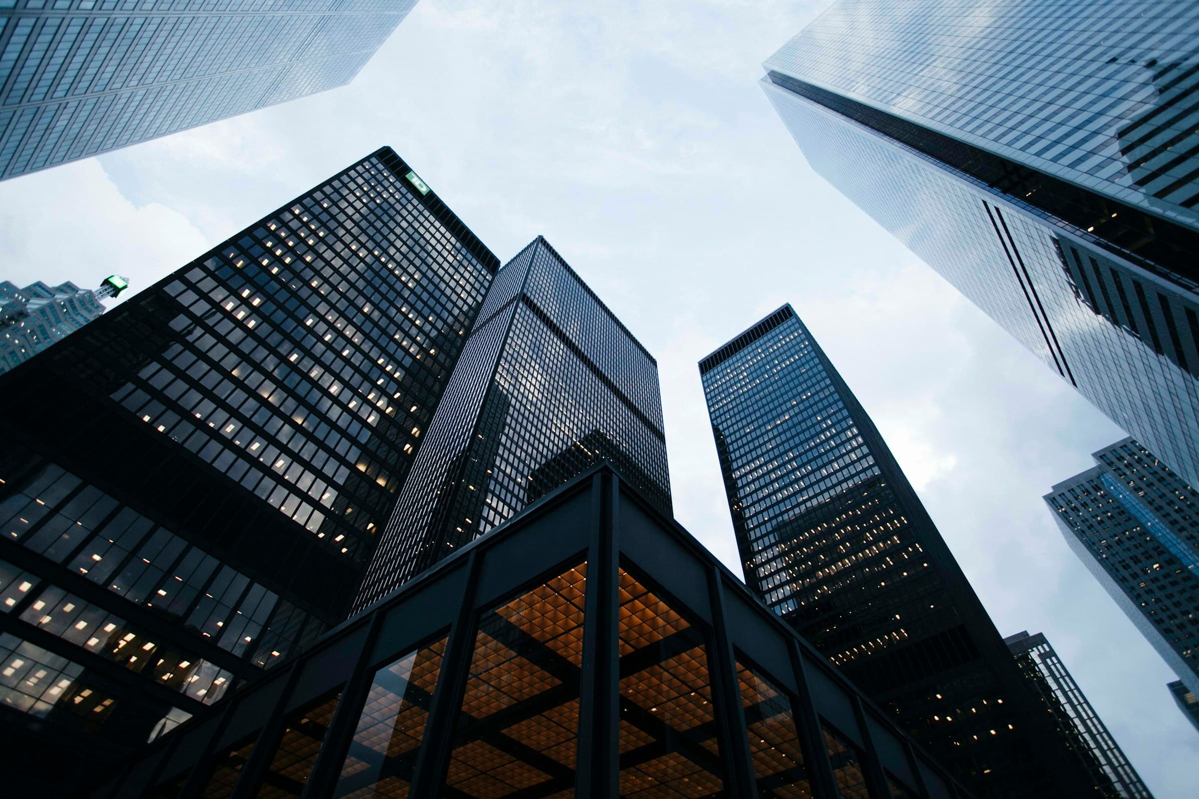 Urban skyline at dusk, representing long-term stability and institutional presence.